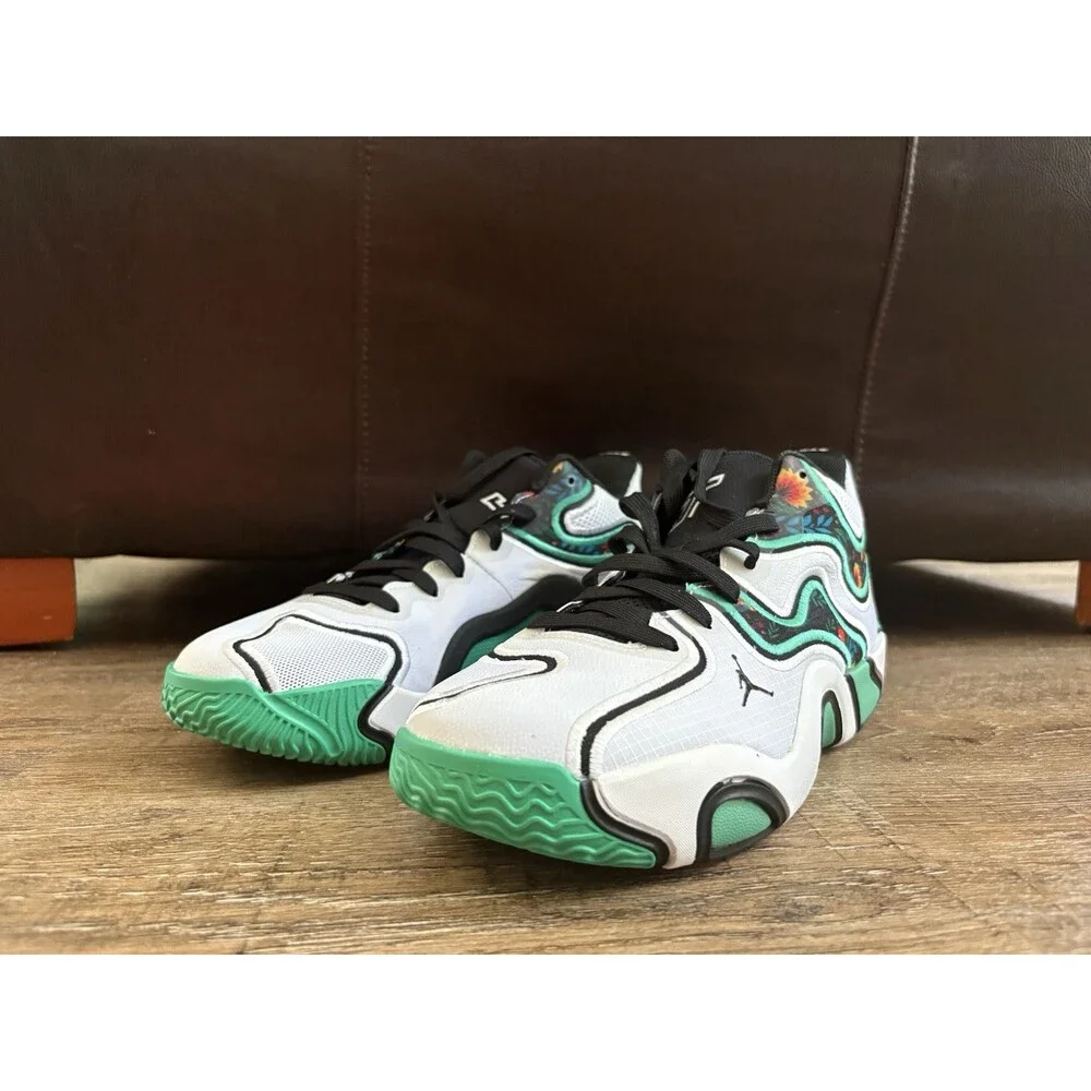 Nike Jordan Tatum Welcome To The Garden Sz 7Y White Green HF3136-103